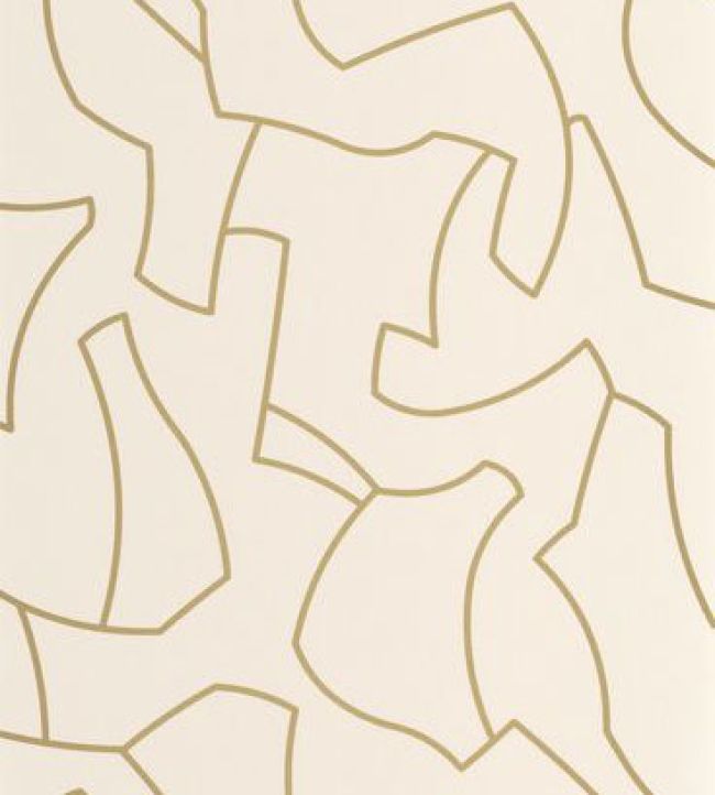 Maze Game Wallpaper by Casadeco Olive