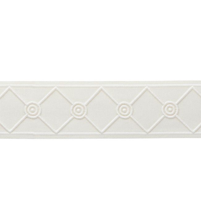 MDS Embroidered Lattice Borber Trimming by Samuel & Sons Ivory
