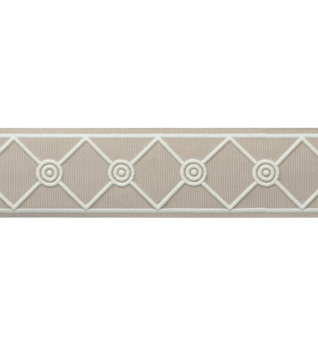 MDS Embroidered Lattice Borber Trimming by Samuel & Sons Natural