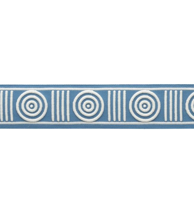 MDS Embroidered Rosette Border Trimming by Samuel & Sons Wedgewood