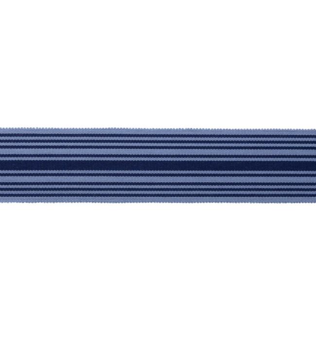 MDS Stripe Border 5.1cm Trimming by Samuel & Sons Navy
