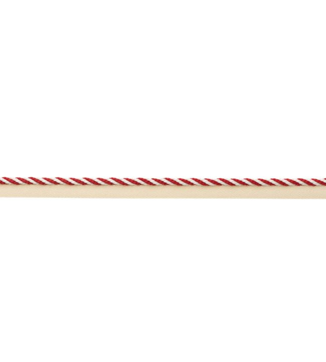 MDS Stripe Cord Trimming by Samuel & Sons Red