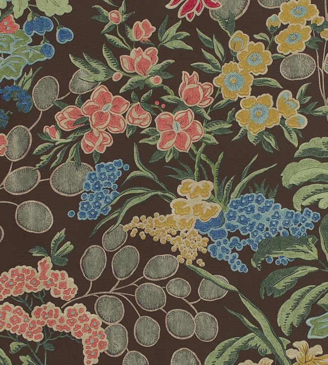 Meadow Fabric by Thibaut Brown