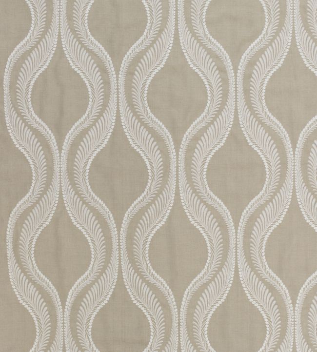 Meander Fabric by James Hare Natural