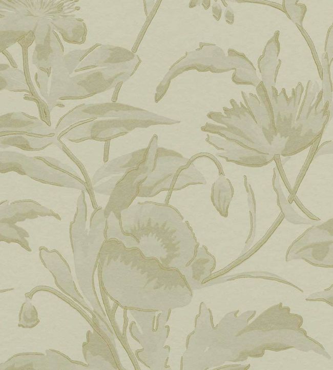 Meandering Floral Wallpaper by Eijffinger Green