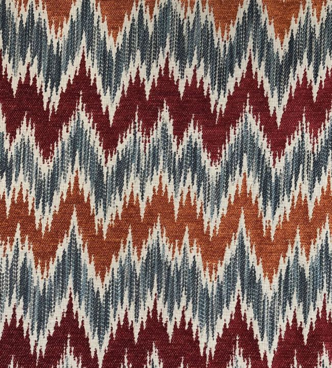 Medici Fabric by Marvic Orange/Red