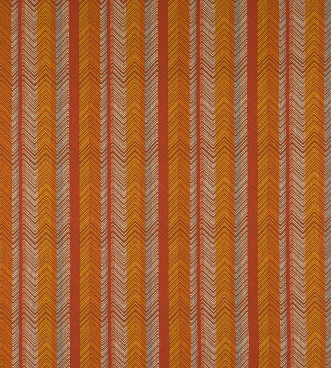 Medina Stripe Fabric by Jane Churchill Red
