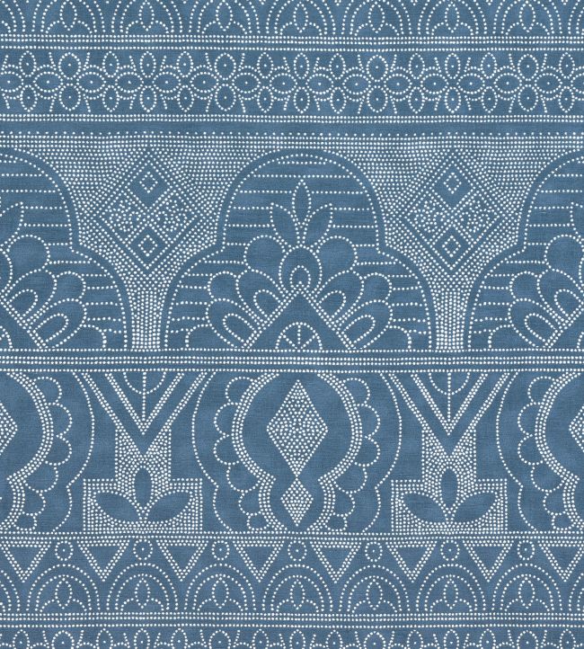 Medinas Fabric by Thibaut Navy