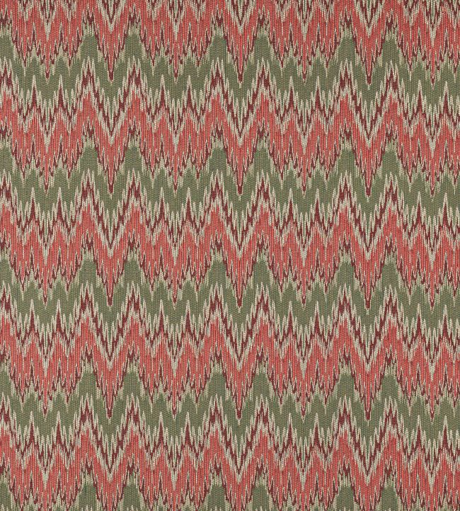 Medora Fabric by Colefax and Fowler Red/Green