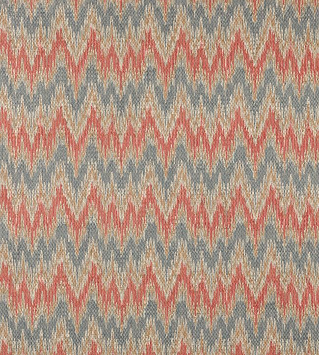 Medora Fabric by Colefax and Fowler Tomato/Slate