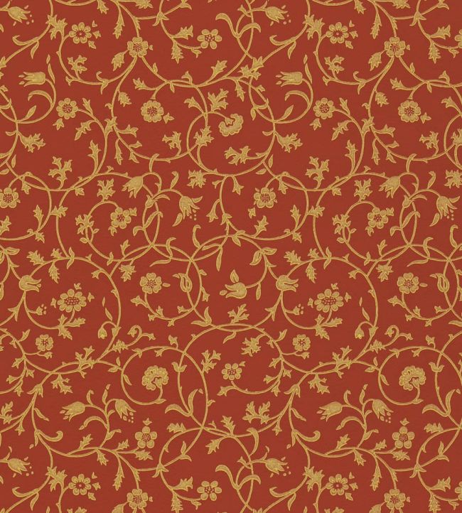 Medway Wallpaper by Morris & Co Terracotta