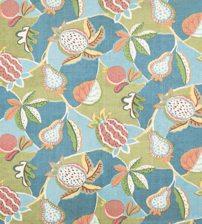 Melagrana Fabric by Osborne & Little Sky/Leaf