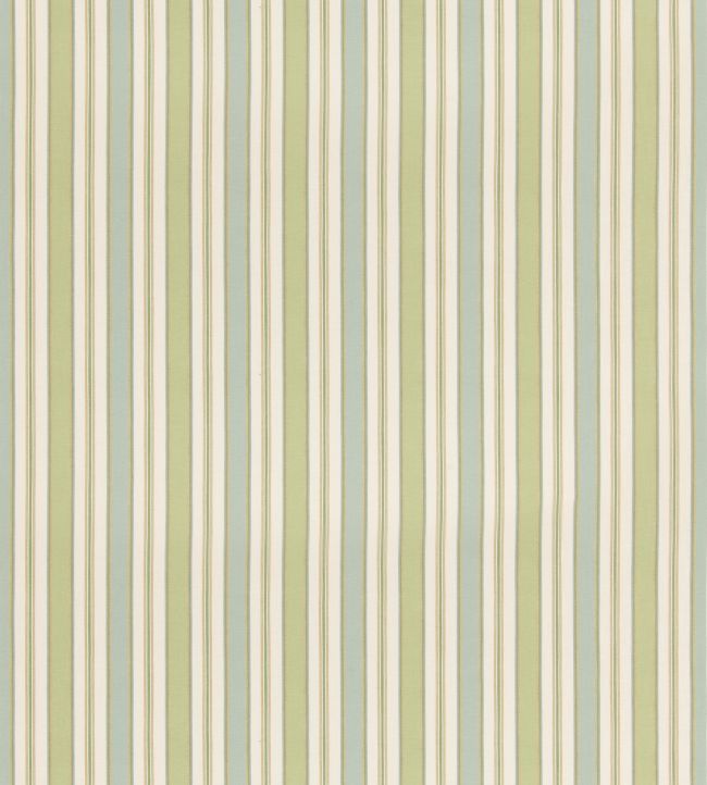 Melbourne Stripe Fabric by GP & J Baker Aqua/Green