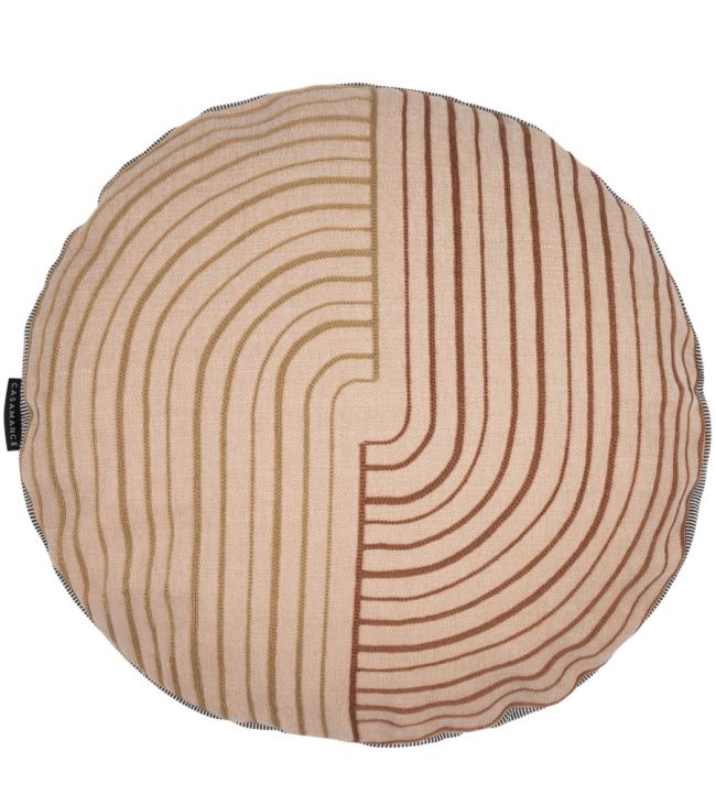 Mellow Round Cushion Ø 45cm by Maison Casamance Alezan