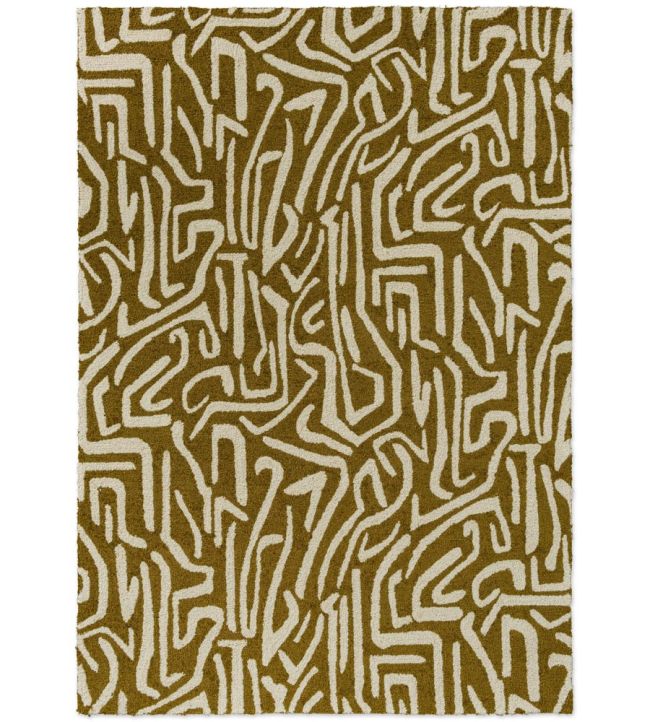 Harlequin Melodic rug Ochre/Gold 443606140200 Ochre/Gold