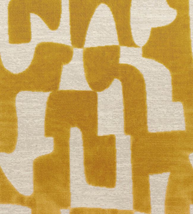 Melodie Fabric by Casamance Moutarde