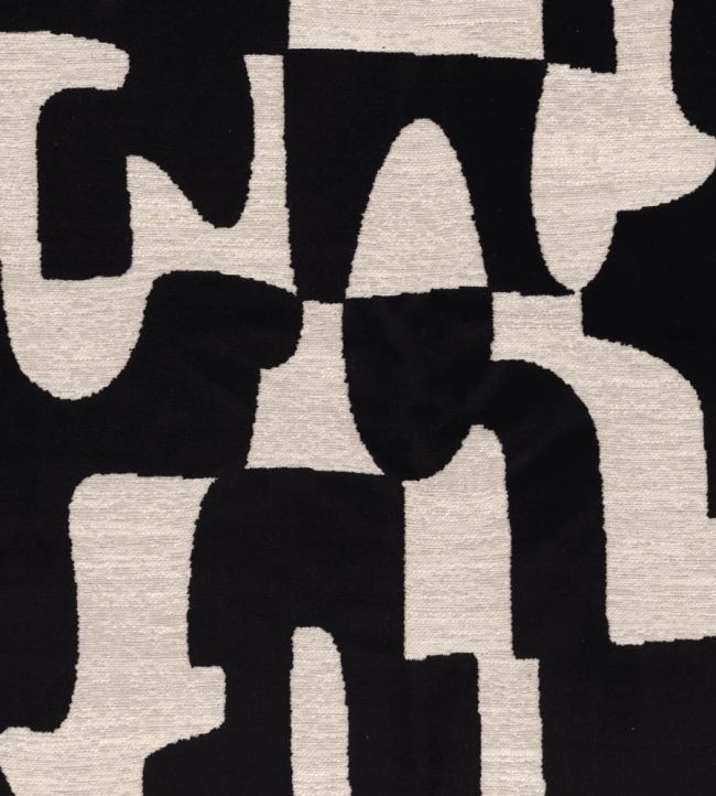 Melodie Fabric by Casamance Noir