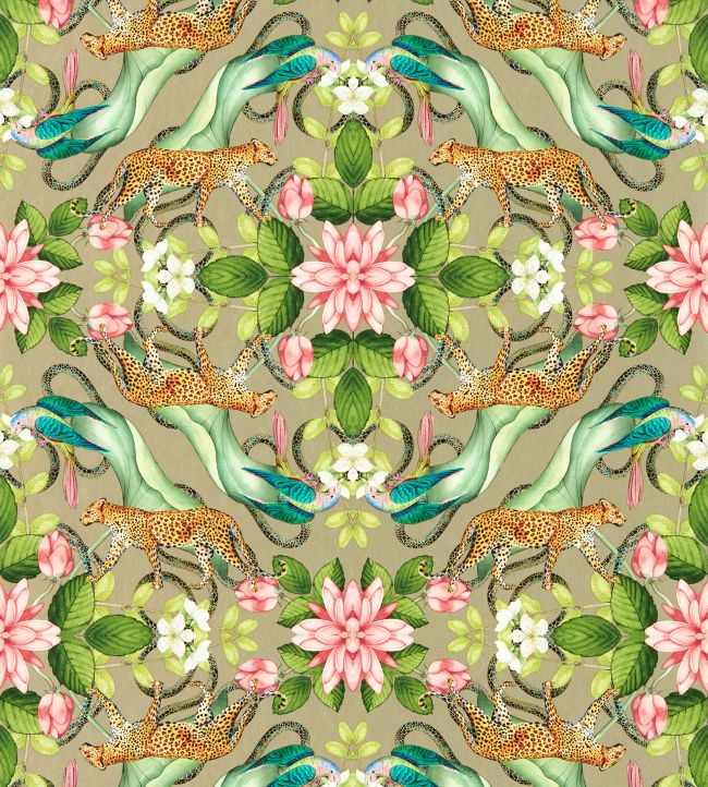 Menagerie Wallpaper by Clarke & Clarke Gilver