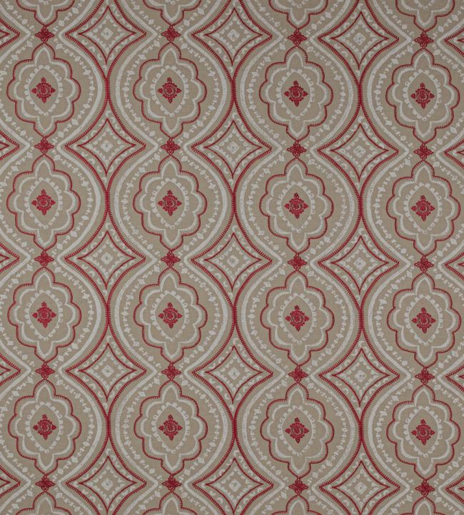 Menara Fabric by Jane Churchill Red