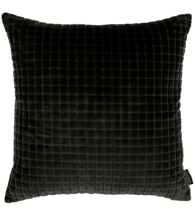 Merlon Cushion 50 x 50cm by Kirkby Design Jet Black
