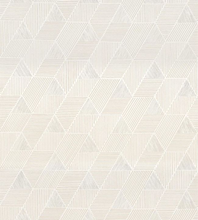 Meroe Wallpaper by Casamance Blanc/Dore