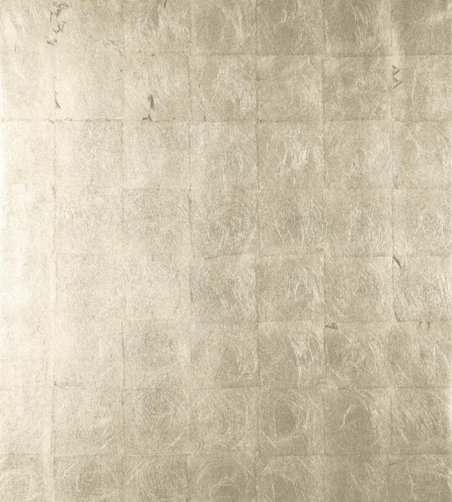 Metal Leaf Wallpaper by Thibaut Metallic Pewter