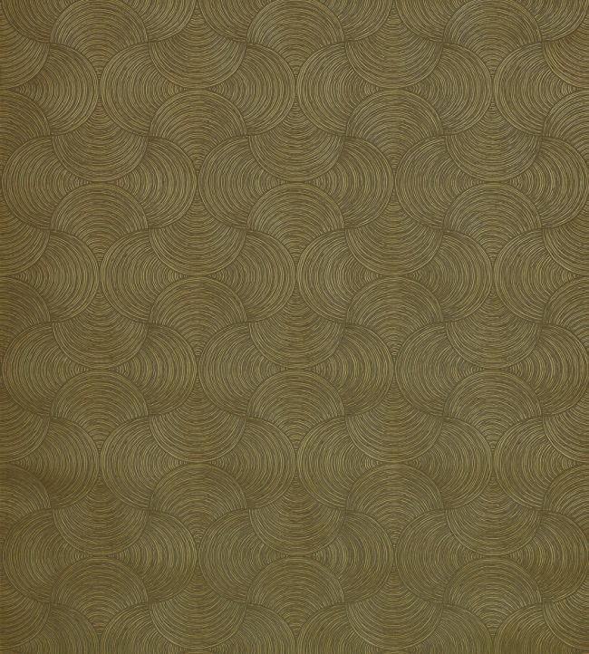 Meteore Wallpaper by Casamance Kaki/Bronze