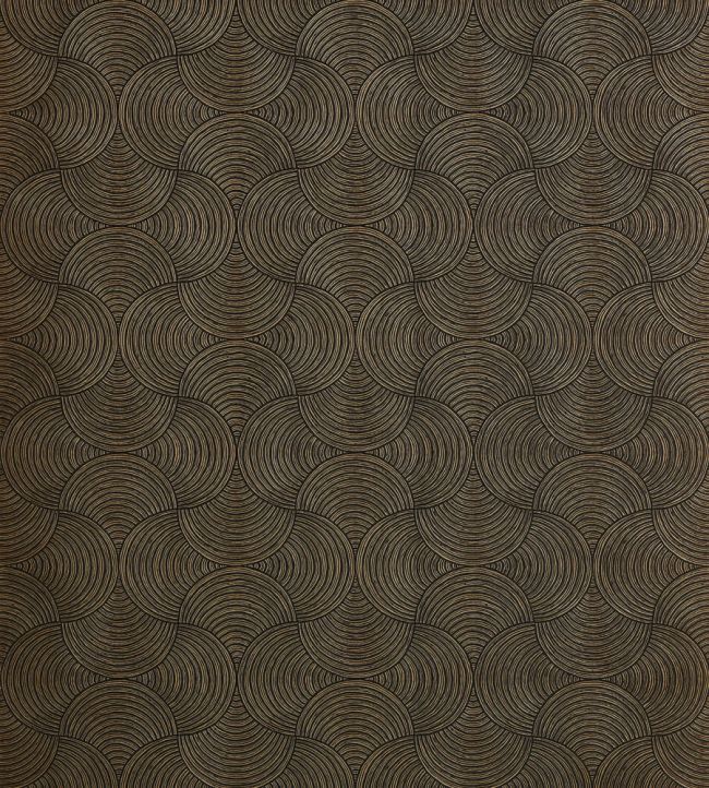 Meteore Wallpaper by Casamance Noir/Dore
