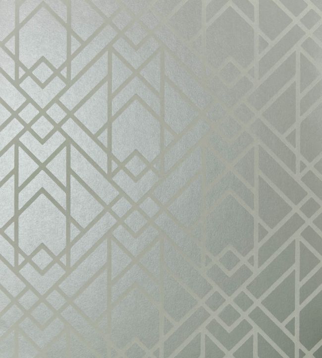Metro Wallpaper by 1838 Wallcoverings Soft Grey
