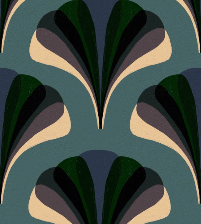 Mezzelune Wallpaper by MINDTHEGAP Kale
