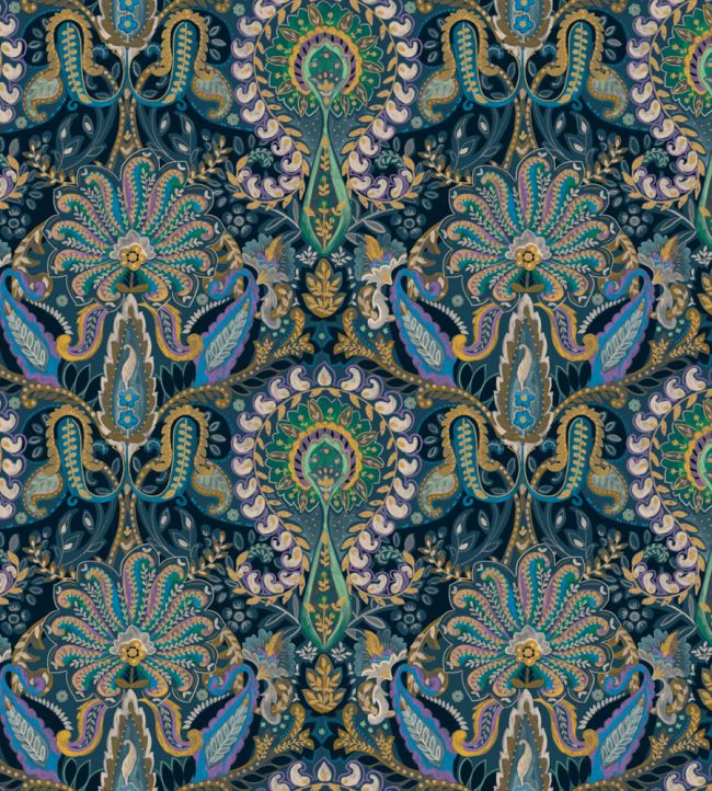 Midi Kashmir Fabric by Arley House Camassia