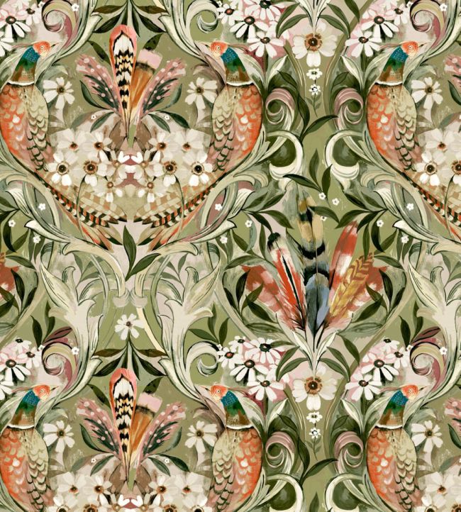 Midi Rostherne Fabric by Arley House Pine