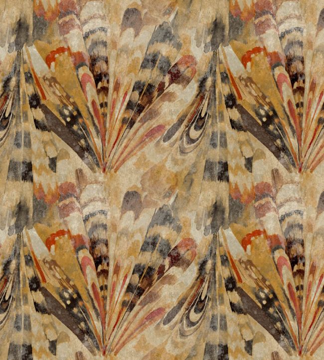 Midi Rutland Fabric by Arley House Coral