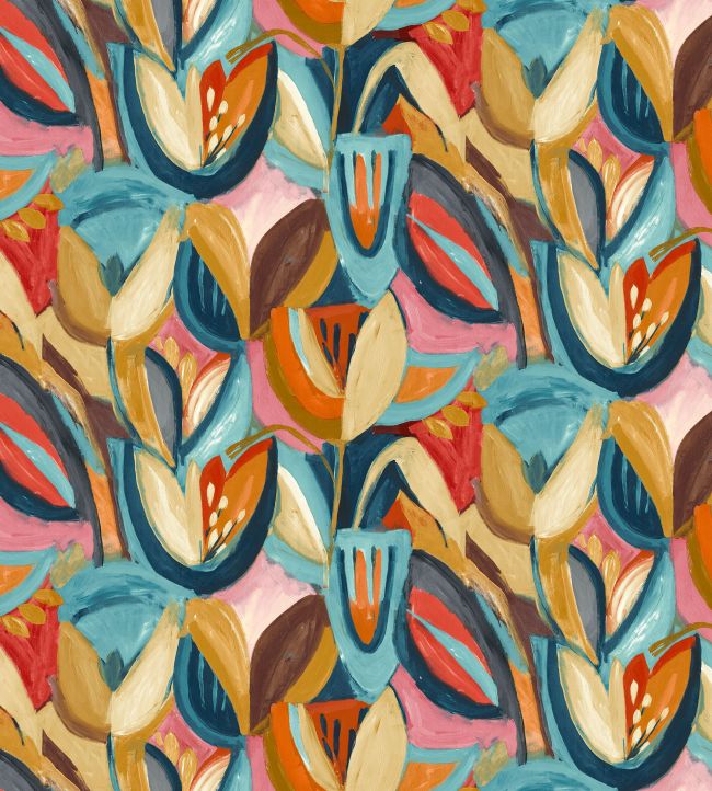 Midi Tulpen Fabric by Arley House Cocktail