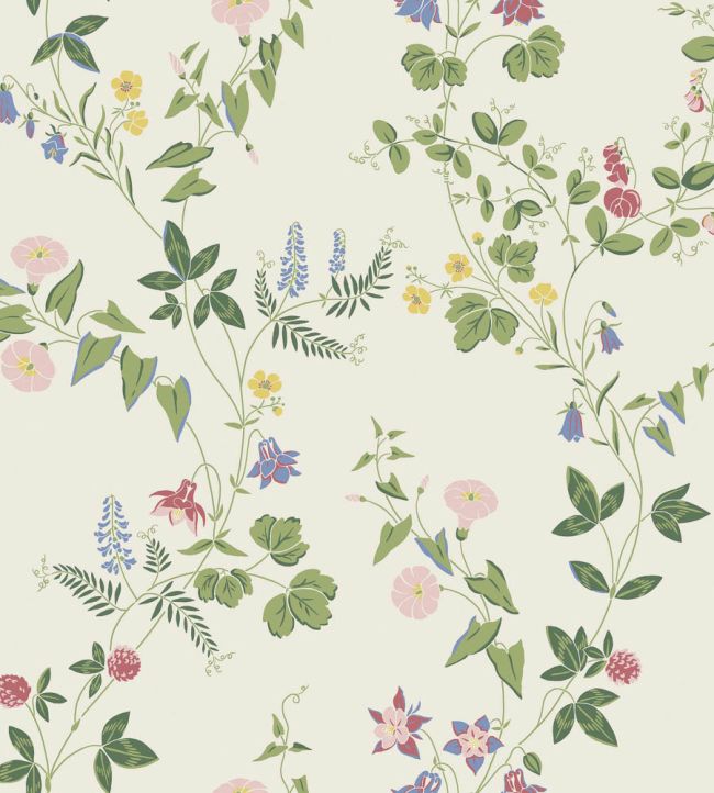Midsummer Eve Wallpaper by Borastapeter Multi