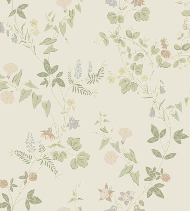 Midsummer Eve Wallpaper by Borastapeter Neutral