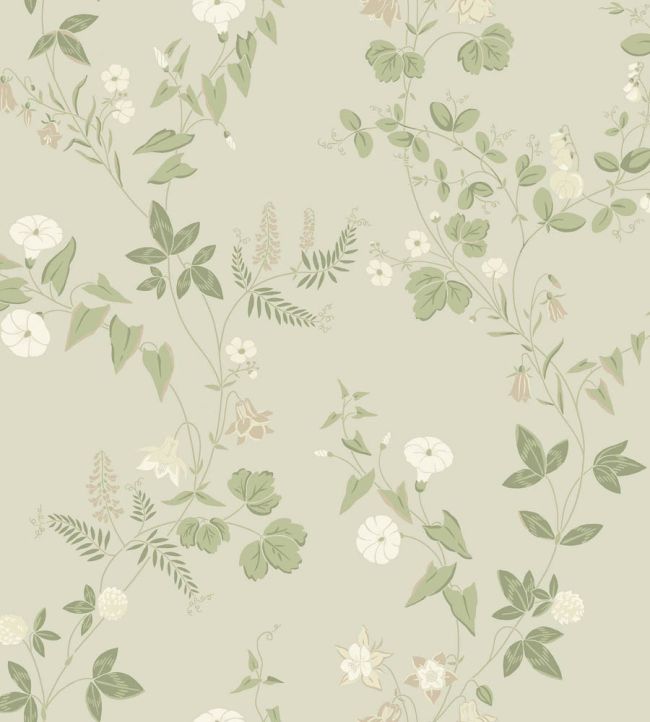 Midsummer Eve Wallpaper by Borastapeter Sage