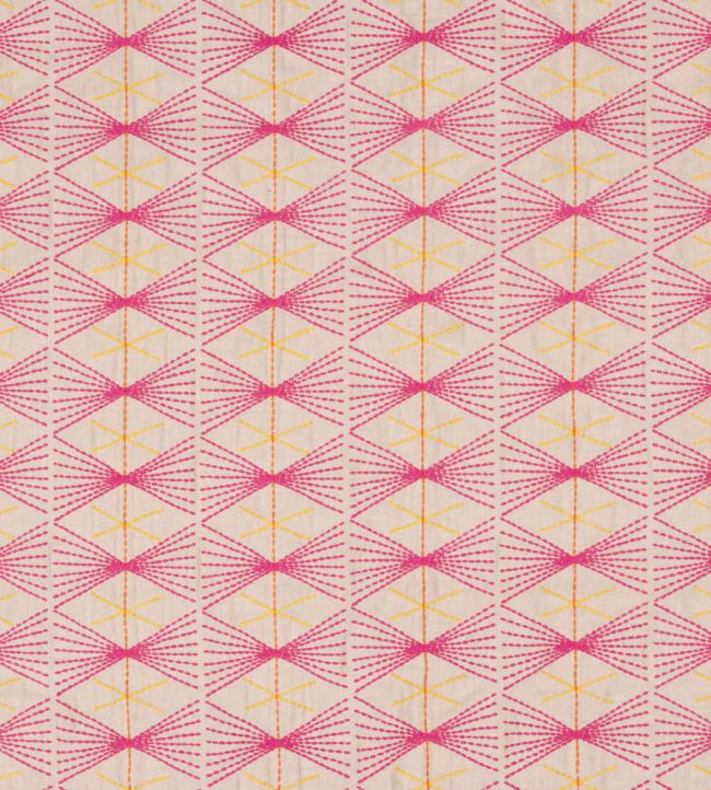 Mikado Fabric by Christopher Farr Cloth Hot Pink