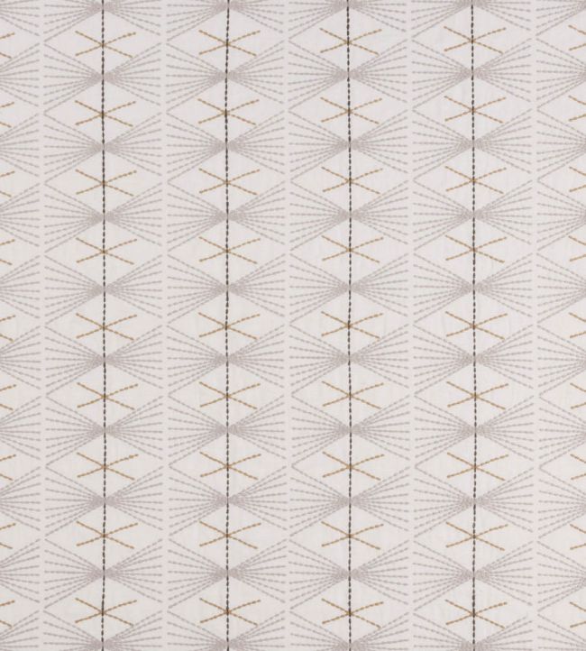 Mikado Fabric by Christopher Farr Cloth Smoke
