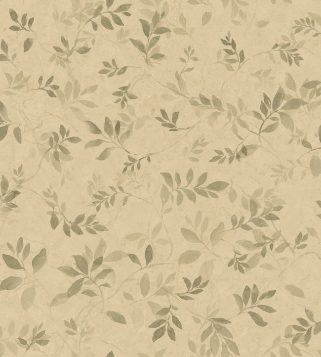 Mila Wallpaper by Sandberg Olive Green
