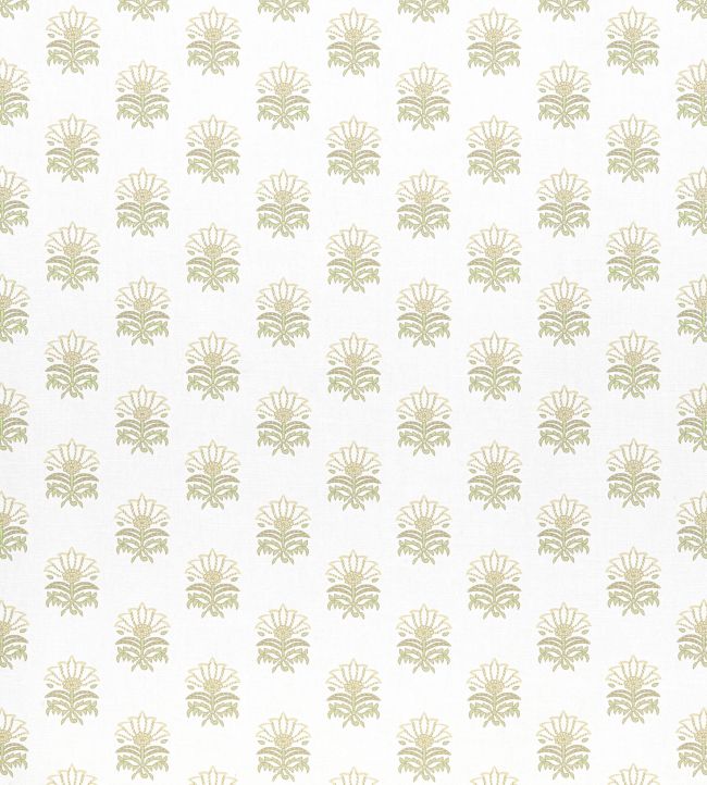 Milford Fabric by Anna French Beige and Green