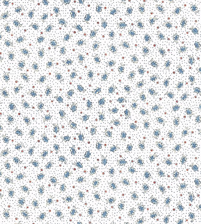 Mille Feuilles Wallpaper by DADO 01 Blue and Red