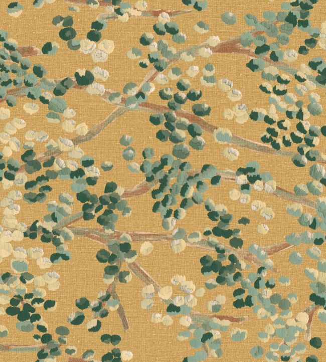 Milos Wallpaper by Elitis Les Fruits du Royaume