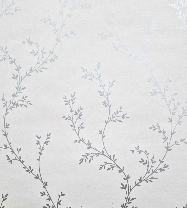 Milton Wallpaper by 1838 Wallcoverings Silver