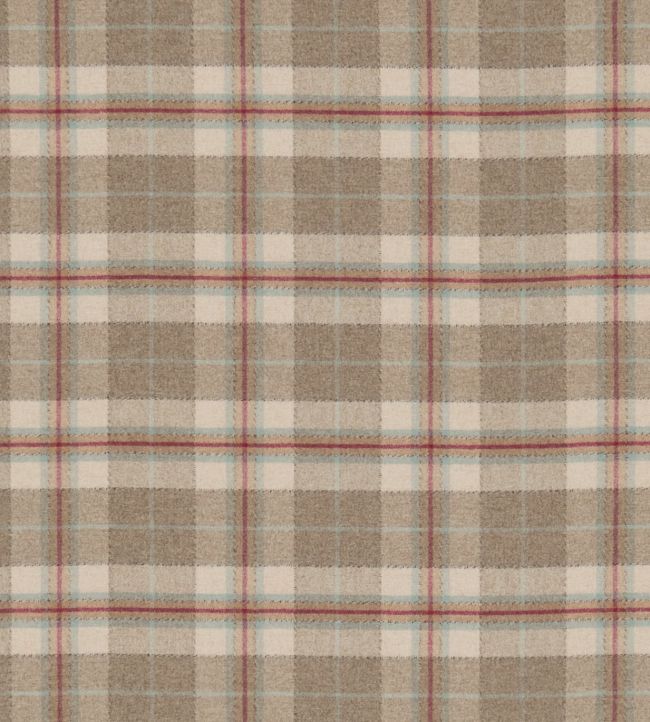 Milton Fabric by Sanderson Cherry/Biscuit