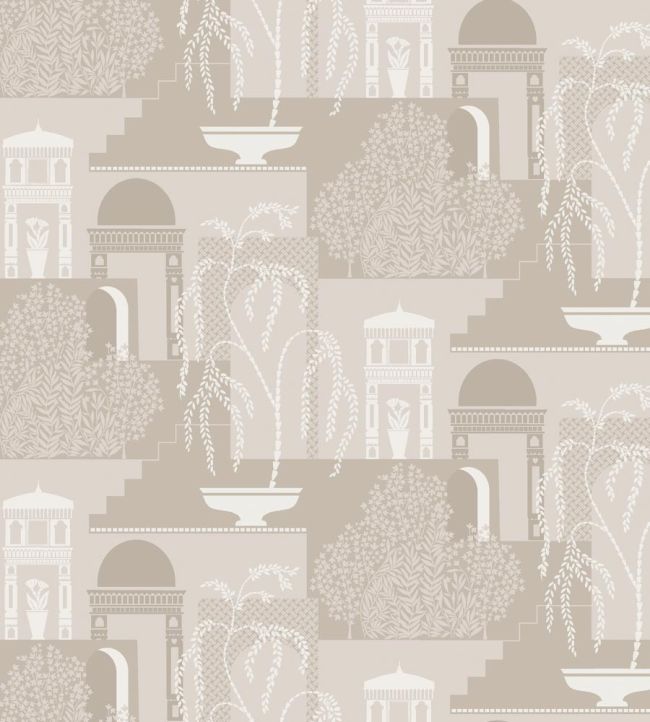 Mimi Wallpaper by Borastapeter Grey