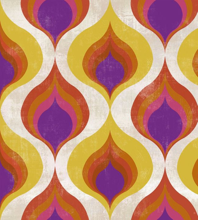 Ottoman Pattern Wallpaper by MINDTHEGAP Red