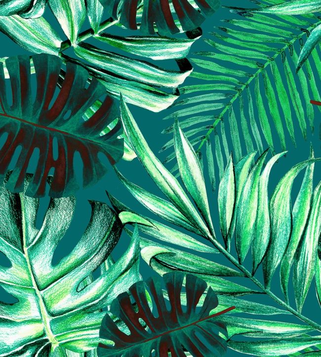 Rainforest Wallpaper by MINDTHEGAP Green
