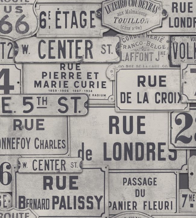 Street Signs Wallpaper by MINDTHEGAP Blue