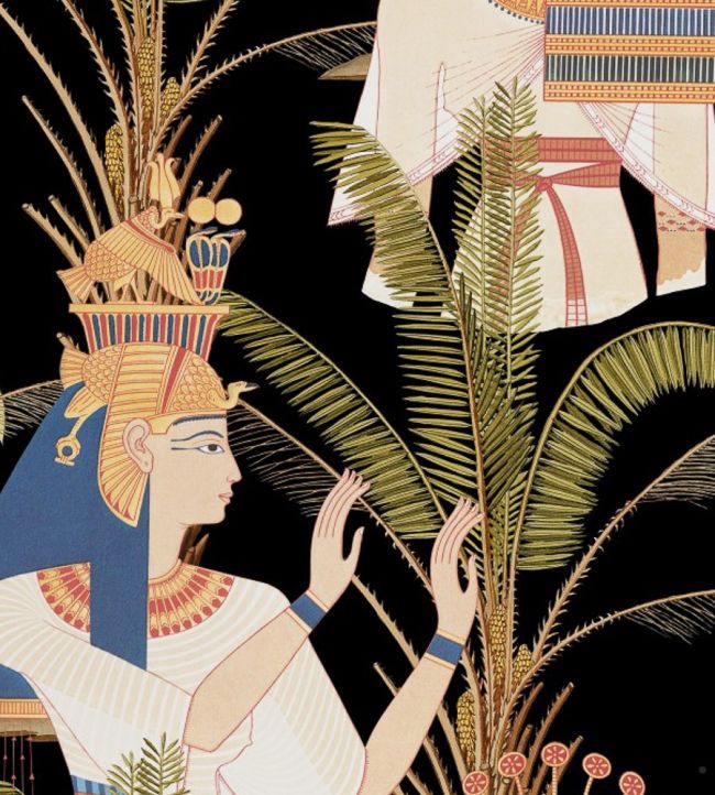 Egyptian Queens Wallpaper by MINDTHEGAP Anthracite